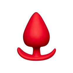 Dildo mit innenliegender Kugel aus Silikon, 9,5 cm