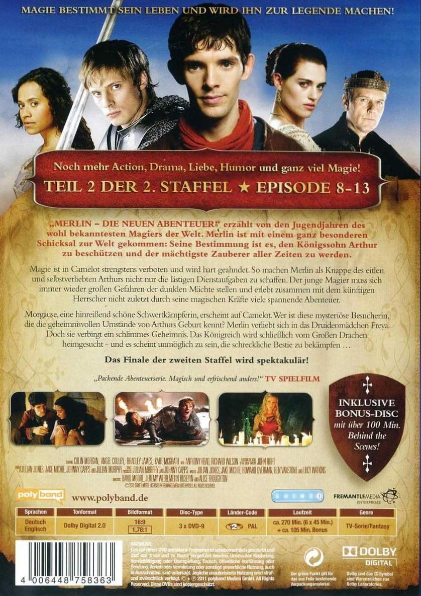 Merlin Die Neuen Abenteuer Staffel 2 Folge 1 Merlin - Die neuen Abenteuer - Staffel 2: DVD oder Blu-ray leihen