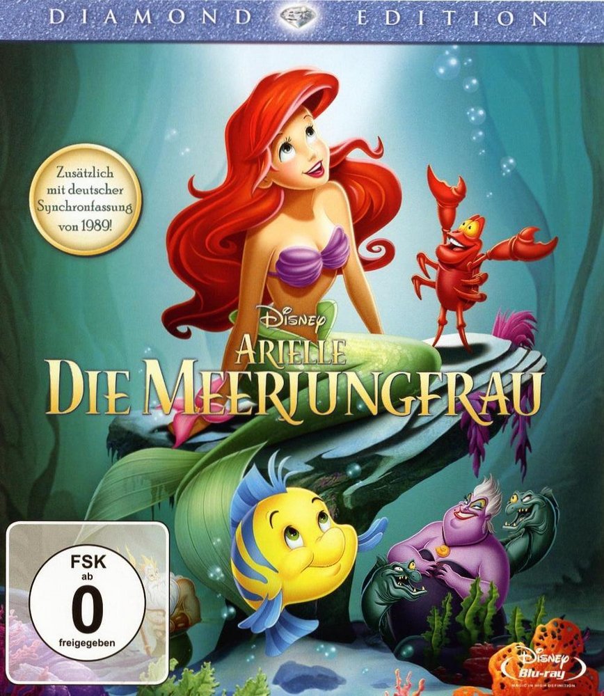 Arielle die Meerjungfrau DVD oder Blu ray leihen   VIDEOBUSTER.de