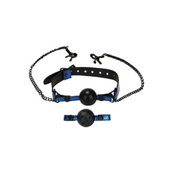 Ball Gag &amp; Nipple Clips