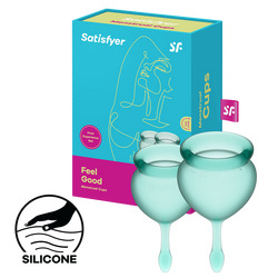 Satisfyer Feel Good - Menstrual Cup Set, 15 &amp; 20 ml