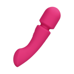 Ultra Soft Silicone Double-Sided Wand Vibrator, 16,5 cm