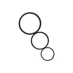 Flat Cockring Set, 3 Teile