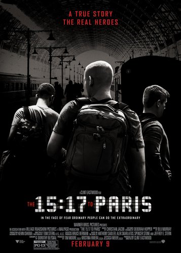 15:17 to Paris - Poster 2