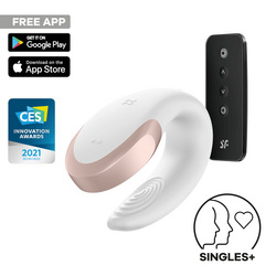 Satisfyer Double Love Connect App, 8,5 cm, mit Fernbedienung