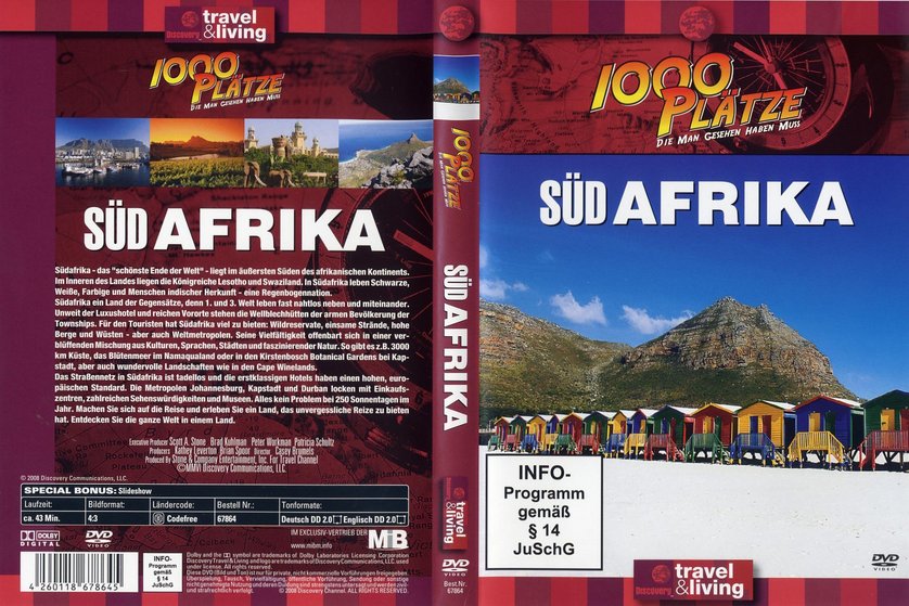 1000 Plätze die man gesehen haben muss - Südafrika: DVD oder Blu-ray