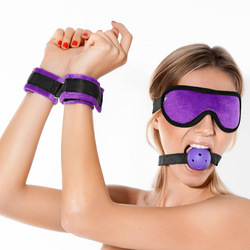 Bondage-Set mit Ball knebel, 3 Teile