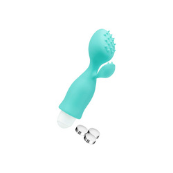 Noppenvibrator aus Silikon, 12 cm