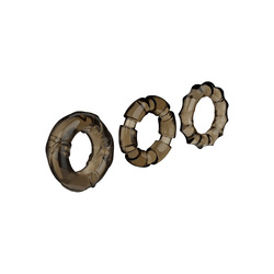Stretchy Cock Rings, 3 Teile, 2,5   5,5 cm