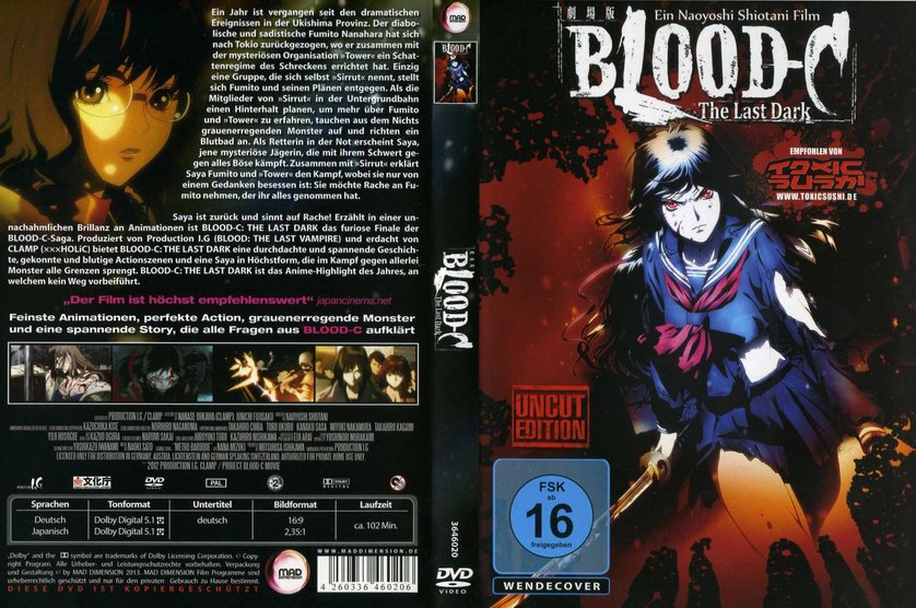 Blood-c The Last Dark Full Movie Eng Dub Blood-C - The Last Dark: DVD, Blu-ray oder VoD leihen - VIDEOBUSTER.de