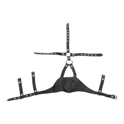 Leder-Maulkorb mit Riemen