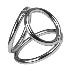 Penis- und Hodenring aus Metall, 3 cm, 4 cm &amp; 4,5 cm