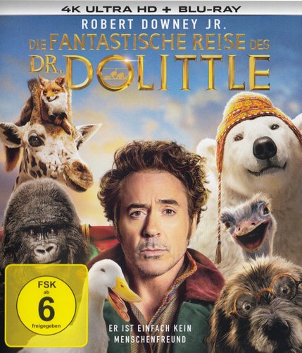 Die fantastische Reise des Dr. Dolittle (4K UHD), gebraucht, ohne Cover