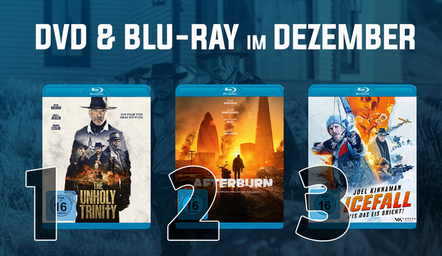 DVD &amp; Blu-ray Charts Dezember 2025: Eiskalte Unterhaltung und heiße Action!