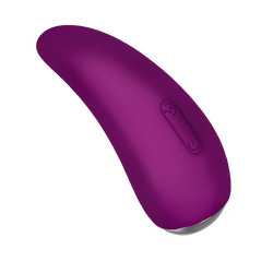 Zungenförmiger Auflegevibrator aus Silikon, 9 cm