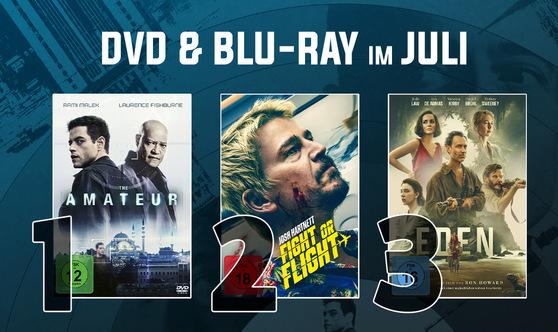 DVD &amp; Blu-ray Charts Juli 2025: Eure Juli-Charts: Schmerzfrei und auf Rache aus