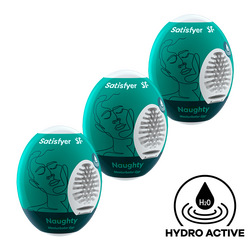 Satisfyer Masturbator Egg - Naughty, 3 Teile