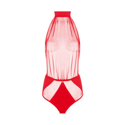 Rouge - Romantischer Stringbody mit feinem Mesh