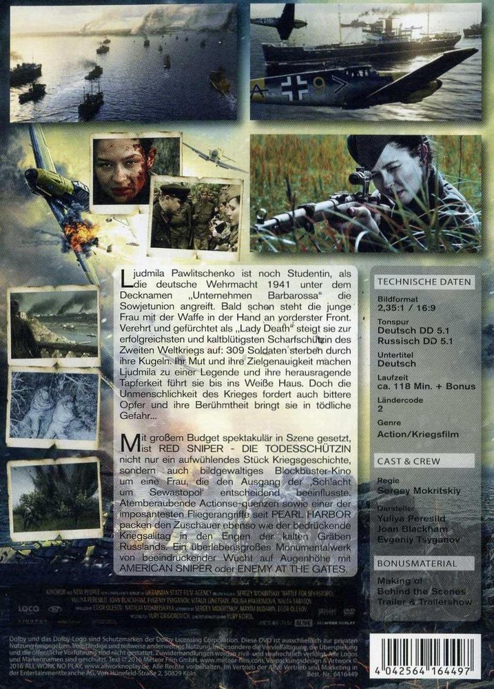  Red Sniper-Die Todesschuetzi [DVD] : Mokritskiy,Sergey: Movies  & TV