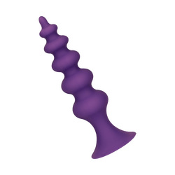 Strukturierter Silikon-Analdildo, 12cm