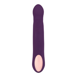 Stoßender Rabbitvibrator aus Silikon, 21,5 cm
