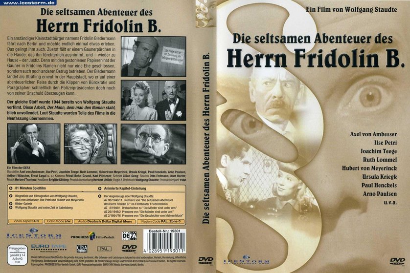 Die Seltsamen Abenteuer Des Herrn Fridolin B. [1948]