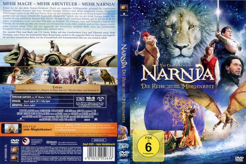 Die Chroniken Von Narnia: Die Reise Auf Der Morgenröte