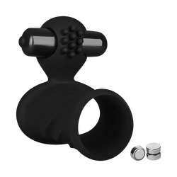 Vibro-Penishülle aus Silikon, 11 cm