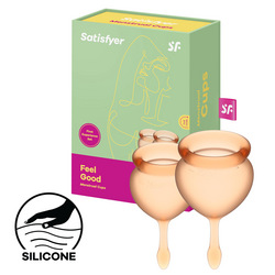 Satisfyer Feel Good - Menstrual Cup Set, 15 &amp; 20 ml