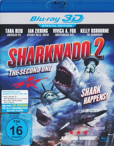Sharknado 2 - The Second One - Uncut (Blu-ray 3D)