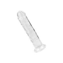 Transparenter Naturdildo, 17 cm