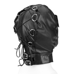 Leder-Maske mit abnehmbaren Partien