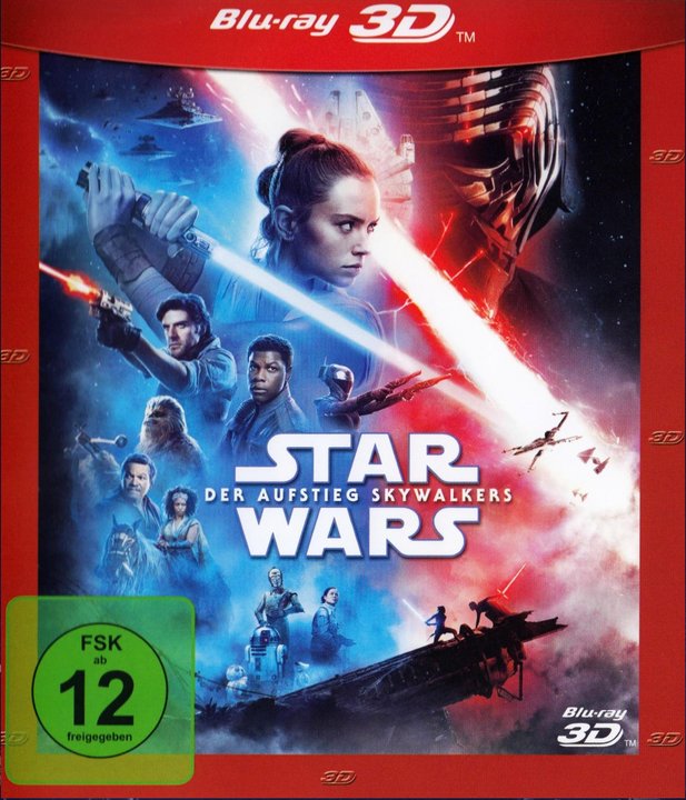Star Wars - Episode IX - Der Aufstieg Skywalkers (Blu-ray 3D), gebraucht, ohne Cover