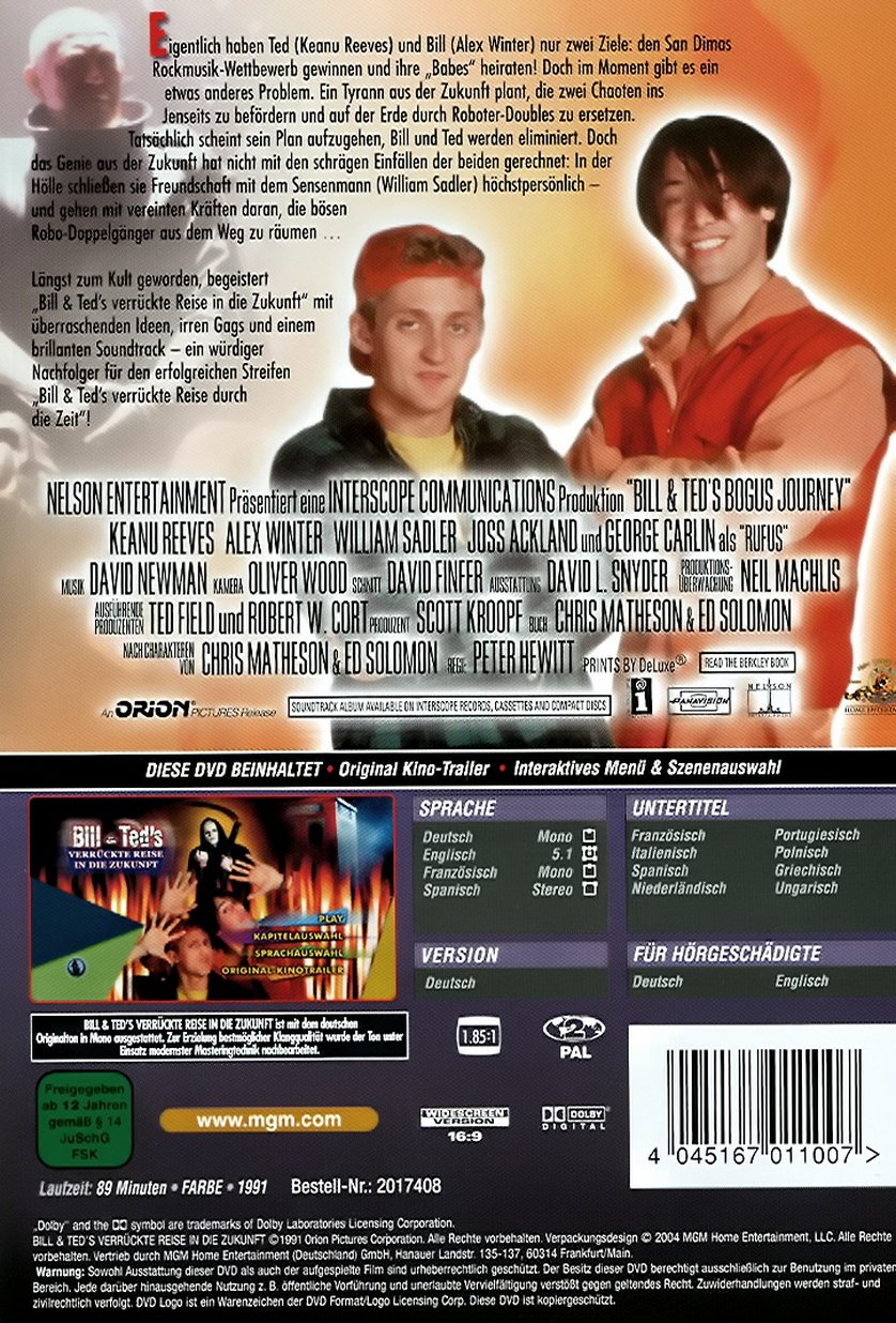 Bill & Ted’S Verrückte Reise In Die Zukunft Bill & Ted’S Verrückte Reise In Die Zukunft