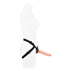 Strap-On-Geschirr mit Naturdildo, 20,5 cm