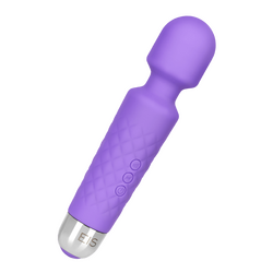 Aufladbarer Silikon-Massager, 20 cm