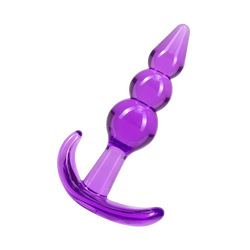 Triple Bead Anal Plug, 9,5 cm