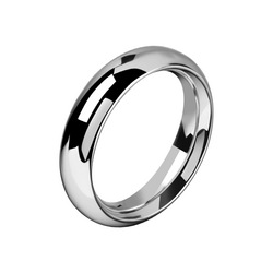 Breiter Edelstahl-Penisring, 4,5 cm