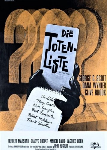 Die Totenliste - Poster 1