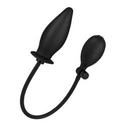 Aufblasbarer Analdildo aus Silikon, 12 cm