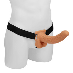 Hollow Strap-On with Balls, 25 cm