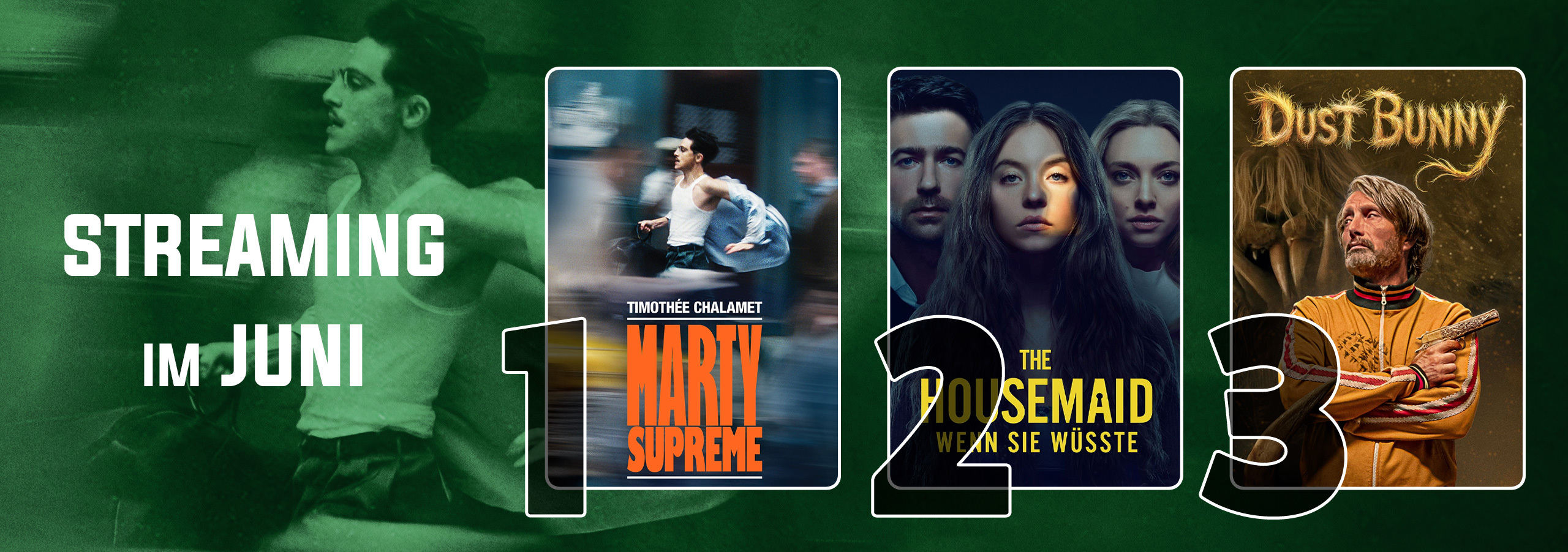 Die Streaming-Charts Juni 2026: Glaubt ihr auch an Monster? Eure Top-Stream-Filme im Juni