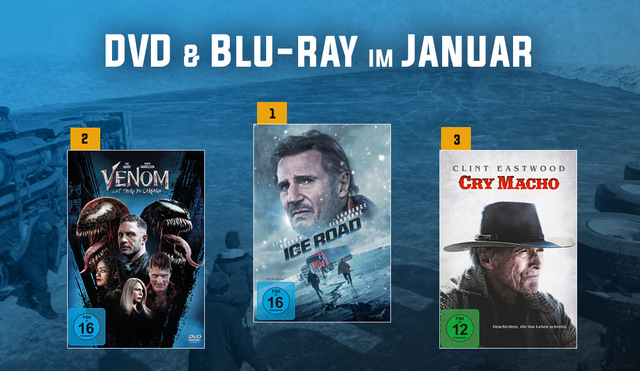 DVD & Blu-ray Charts Januar 2022: Eure Januar-Hits: ein eisiger Sieger und vieles mehr!