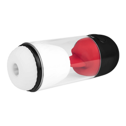 Wiederaufladbarer Masturbator mit Zunge, 21,5 cm