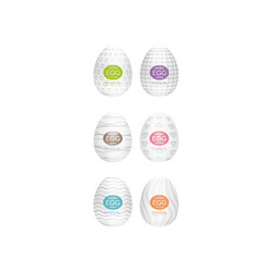 Egg Variety Pack 2, 6 Stück, 6 cm