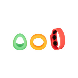 Kit Neon Ring, 3 Teile, 2,5   6 cm