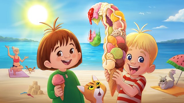 Lotte & Totte - Wallpaper 2