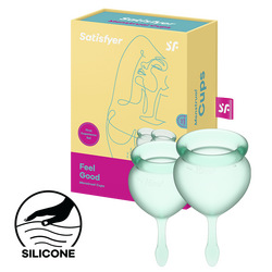 Satisfyer Feel Good - Menstrual Cup Set, 15 &amp; 20 ml