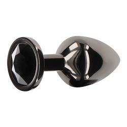 Butt Plug With Diamond Jewel L, 9,5 cm