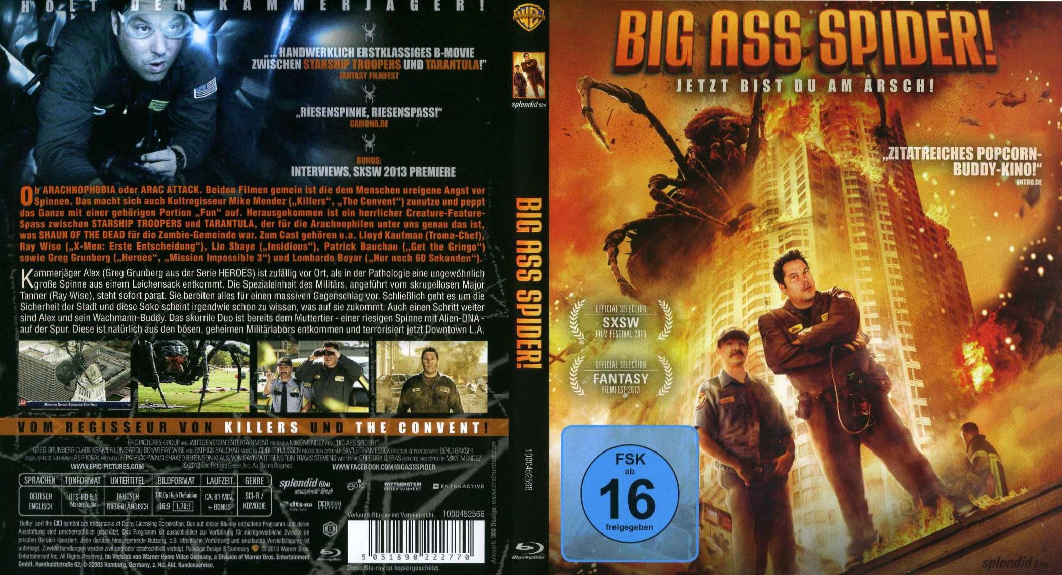 Big Ass Spider [Blu-ray] [Import] rdzdsi3 Big Ass Spider! (Blu-ray